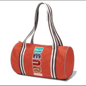 Henri Bendel Duffle Gym Bag Purse Travel